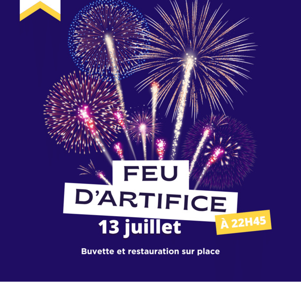 Feu d'artifice à Arès